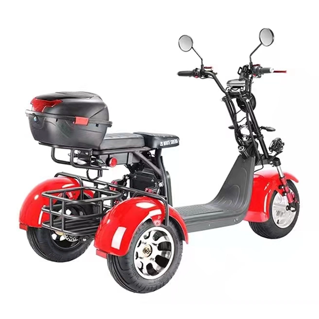 Three Wheels Electric Motorcycle Model With Eec Certification And Three Disc Big Wheel